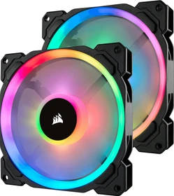Corsair LL Series LL140 RGB, LED-Steuerung, 140mm, 2er-Pack