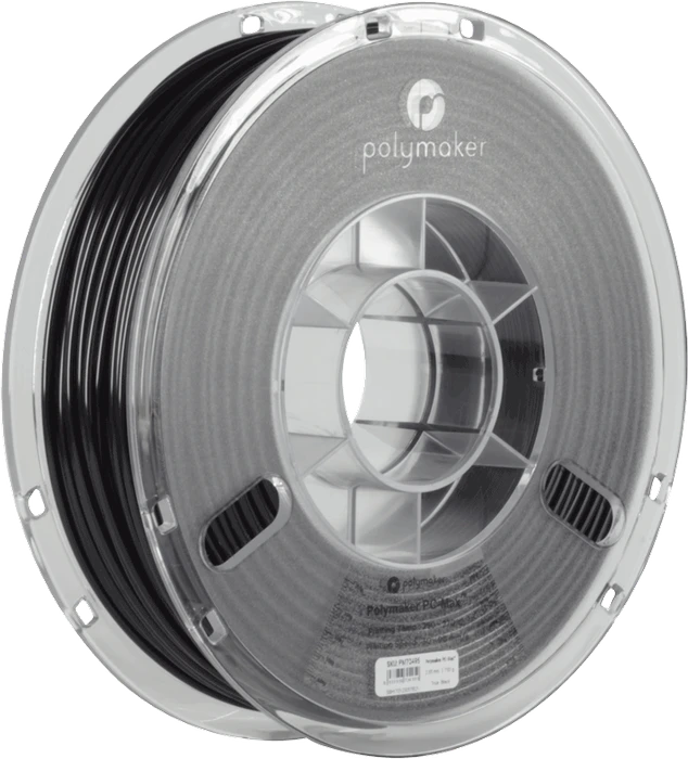 Polymaker PolyMax PC, true black, Spule, 2.85mm, 750g