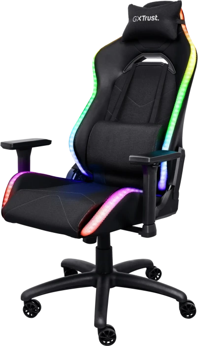 Trust Gaming GXT 719 Ruya RGB Gamingstuhl, schwarz