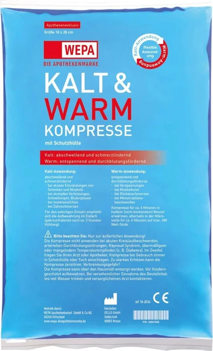 Wepa Kalt-Warm Kompresse, 21 x 40cm, 1 Stück