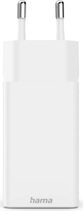 Hama GaN Schnellladegerät, USB-C/USB-A, 1x USB-C + 2x USB-A, 45W, weiß
