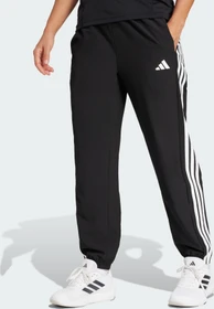 adidas Train Essentials 3-Streifen Woven Trainingshose lang schwarz/weiß (Damen)
