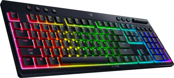 Razer BlackWidow V4 Low-Profile HyperSpeed, Razer Low-Profile ORANGE Tactile, USB/Bluetooth, UK