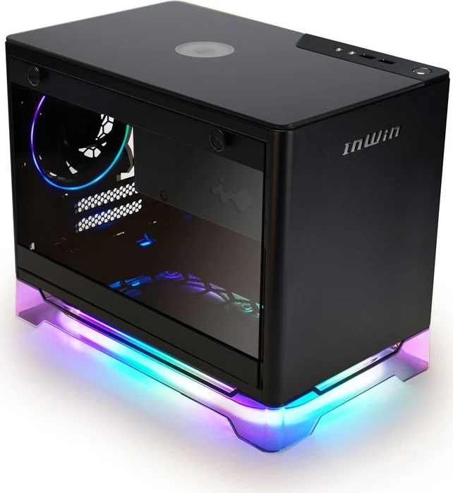 In Win A1 Plus, schwarz, Glasfenster, Mini-ITX, 650W