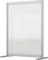 Nobo Premium Plus Schreibtisch-Trennwand aus Acryl, transparent/silber, 80x100cm Vorschaubild