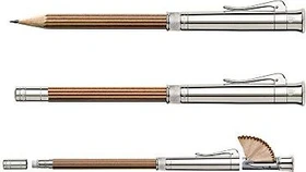 Faber-Castell Perfect Pencil Bleistift B graphit, sterlingsilber, Radierer, Anspitzer