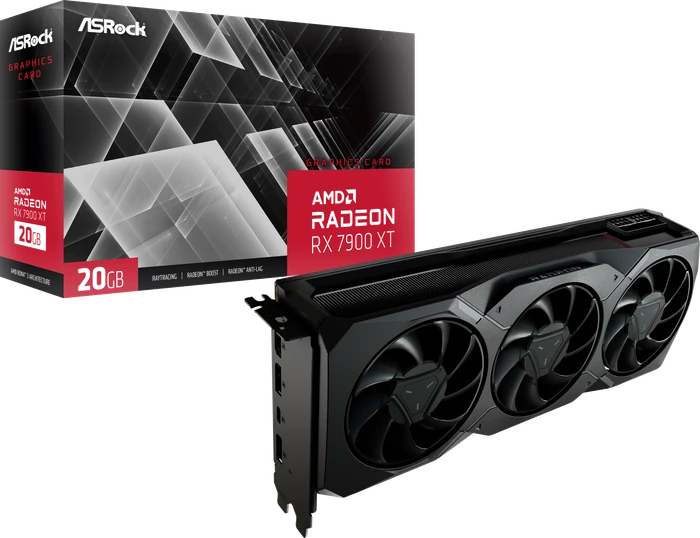 ASRock Radeon RX 7900 XT, 20GB GDDR6, HDMI, USB-C, 2x DP