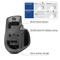 Act Wireless Multi-Connect Mouse, rechargeable, schwarz, USB/Bluetooth Vorschaubild