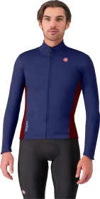 Castelli Entrata 2 Fahrradjacke belgian blue/bordeaux (Herren)