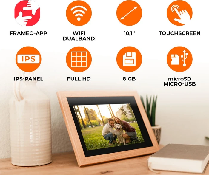 Rollei Smart Frame WiFi 105 10.1", braun