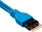 Corsair Frontpanel Verlängerung 30cm, sleeved, blau Vorschaubild