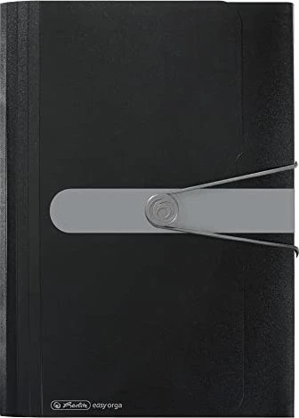 Herlitz easy orga to go Fächermappe, 12 Fächer, A4, schwarz