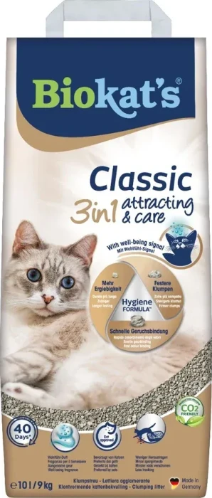 Gimborn Biokat's Classic 3in1 Attracting & Care Katzenstreu, 18l