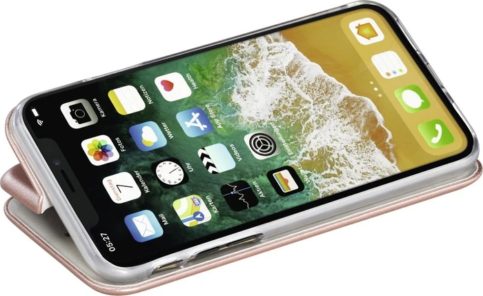 Hama Booklet Curve für Apple iPhone X rosegold
