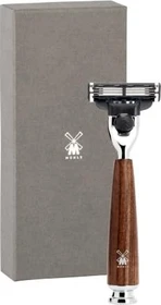 Mühle Rytmo 3-Klingen Rasierer Esche braun