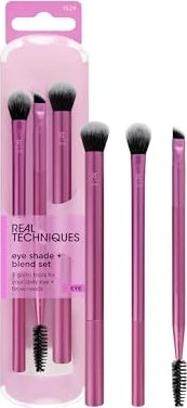 Real Techniques Eye Brushes Eye Shade + Blend Set, 3-tlg.
