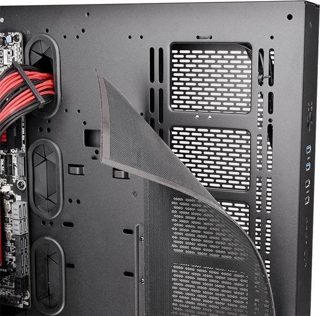 Thermaltake Core P5 Tempered Glass Edition schwarz, Glasfenster