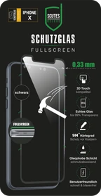 Scutes Deluxe Displayschutzglas Full Screen für Apple iPhone X/XS