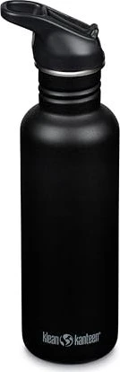 Klean Kanteen Classic Flip Sport Cap Trinkflasche 800ml schwarz