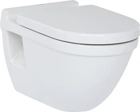 Duravit Starck 3 Wand-WC-Set inkl. WC-Sitz mit Absenkautomatik, weiß
