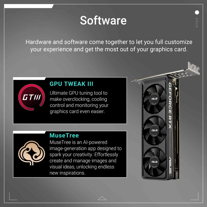 ASUS GeForce RTX 5060 LP BRK OC Edition, RTX5060-O8G-LP-BRK, 8GB GDDR7, 2x HDMI, DP