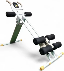 SportPlus Ab Plank Flex Bauchtrainerbank weiß/rot