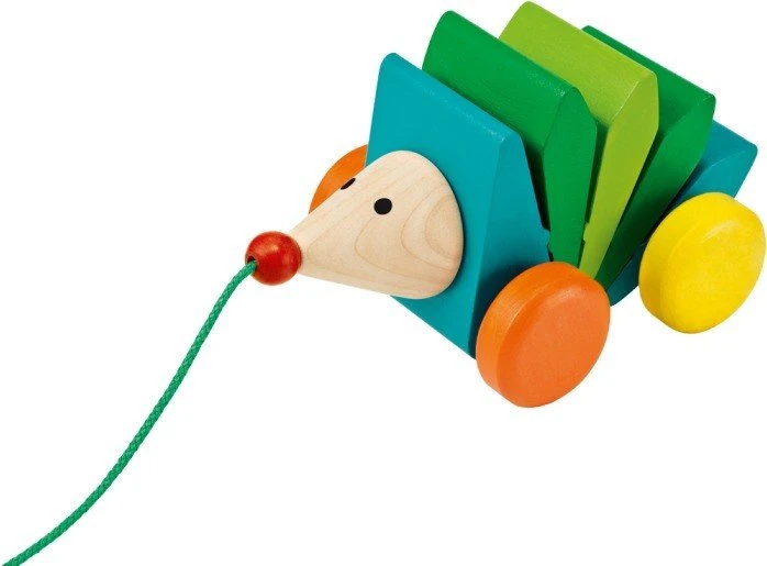 Schmidt Spiele Selecta Kasper Klip-Klap Nachzieh Igel