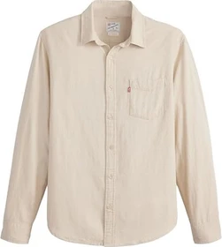 Levi's Sunset Pocket Standard Fit Cotton Linen Hemd langarm porridge (Herren)