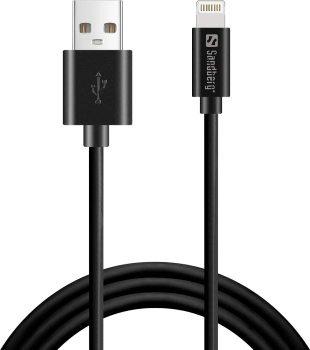 Sandberg Lightning/USB MFi 1.0m schwarz