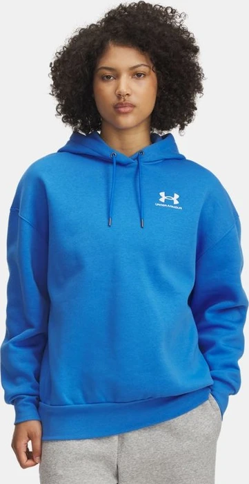 Under Armour Icon Fleece Oversize Hoodie blue atlantis/white (Damen)