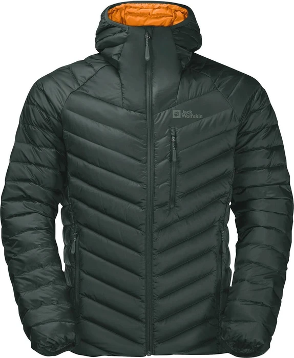 Jack Wolfskin Passamani Down Hoody Funktionsjacke black olive (Herren)