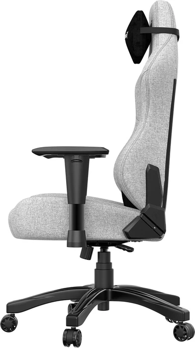 Anda Seat Phantom 3 L Gamingstuhl, Ash Gray, Stoff grau/Logo schwarz