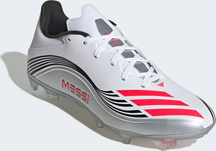 adidas F50 League Messi FG/MG cloud white/lucid red/silver metallic