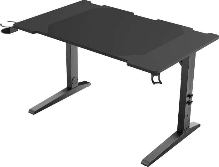 Genesis Holm Modular RGB Schreibtisch 120x75cm schwarz/schwarz
