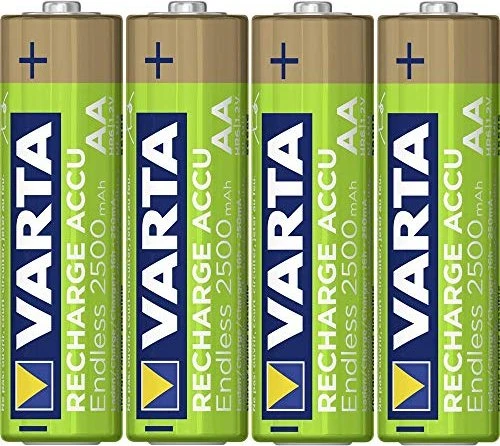 Varta Recharge Accu Endless Energy Mignon AA NiMH 2500mAh, 4er-Pack