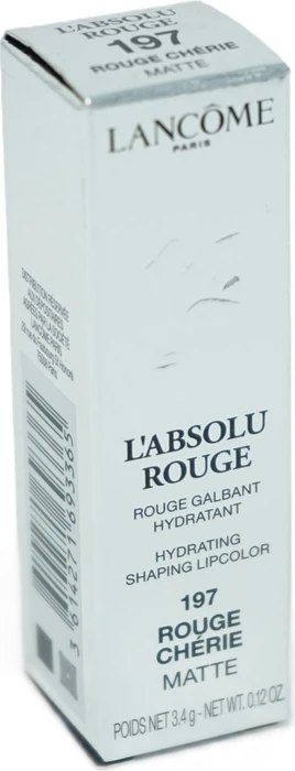 Lancôme L'Absolu Rouge Matte Lippenstift 197 Rouge Cherie, 3.4g
