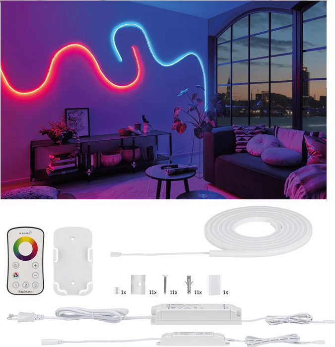 Paulmann MaxLED Flow Basisset LED-Streifen 27W RGB 3m