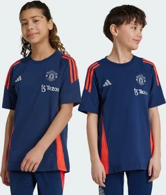 adidas Manchester United Tiro 24 T-Shirt kurzarm night indigo/bright red (Junior)