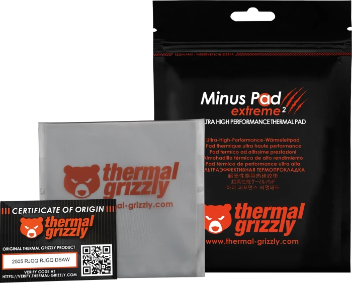 Thermal Grizzly Minus Pad Extreme 2, 100x100x2mm