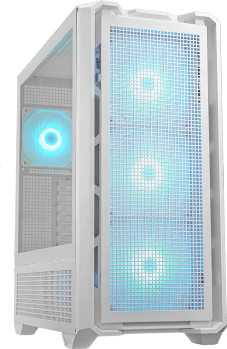Cougar MX600 RGB White, weiß, Glasfenster