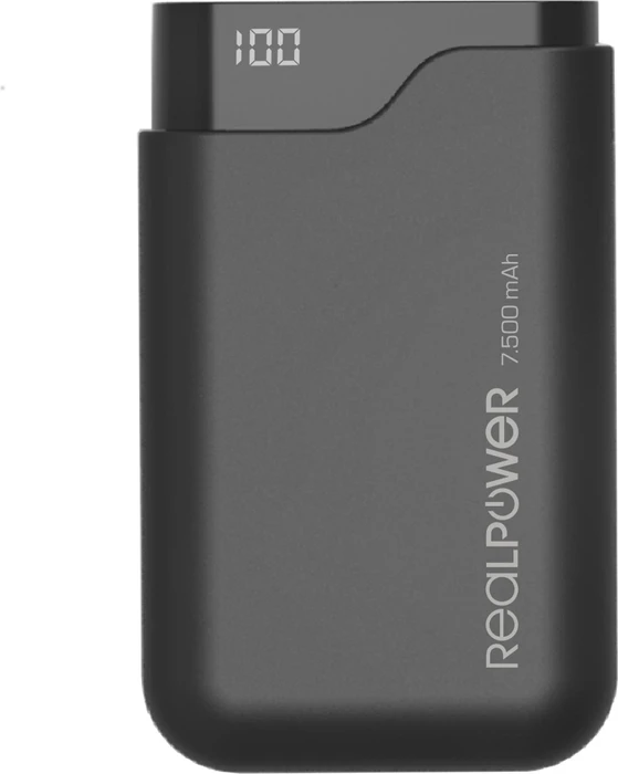 Ultron Powerbank RealPower PB-7500C schwarz