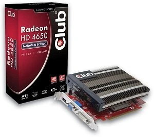 Club 3D Radeon HD 4650 Noiseless Edition, 1GB DDR3, VGA, DVI, HDMI