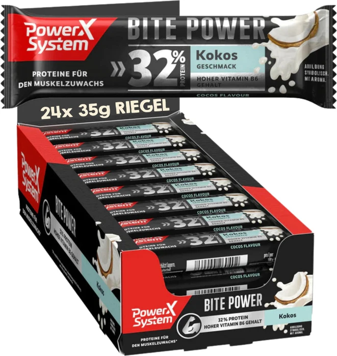 Power System Bite Power Kokos 840g (24x 35g)