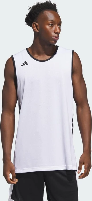 adidas 3G Speed Reversible Basketball Trikot ärmellos schwarz/weiß (Herren)