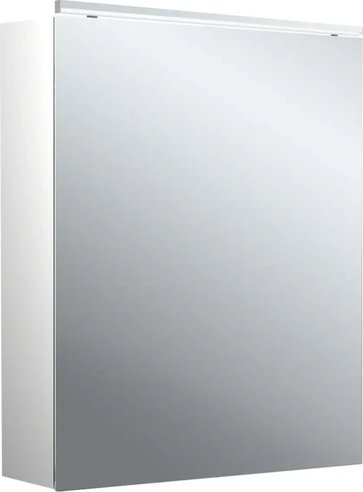 Emco Pure 2 Classic LED-Lichtspiegelschrank 60cm, mit LED-Aufsatzleuchte, 1 Tür