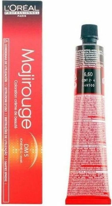 L'Oréal Majirouge Haarfarbe 6.60 dunkelblond intensiv rot, 50ml