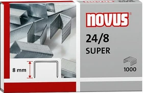 Novus SUPER Heftklammern, 24/8, verzinkt, 1000 Stück