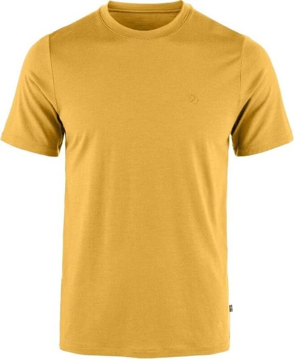 Fjällräven Abisko Wool Funktionsshirt kurzarm ochre (Herren)