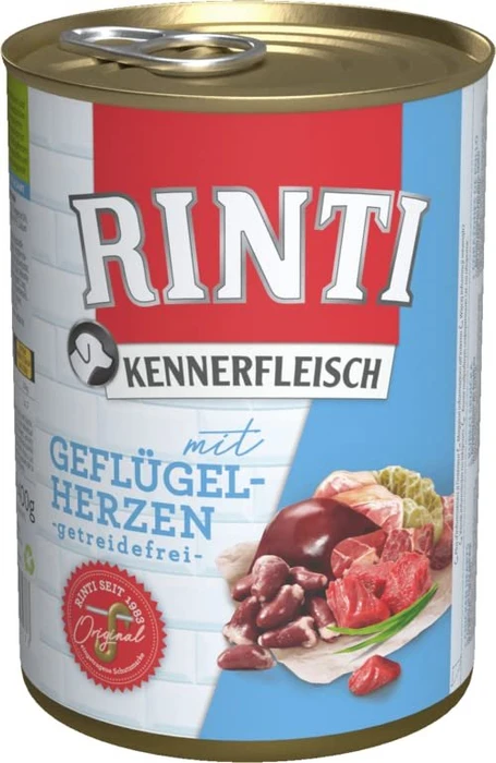 Finnern Rinti Kennerfleisch Geflügelherzen, 2.40kg (6x 400g)