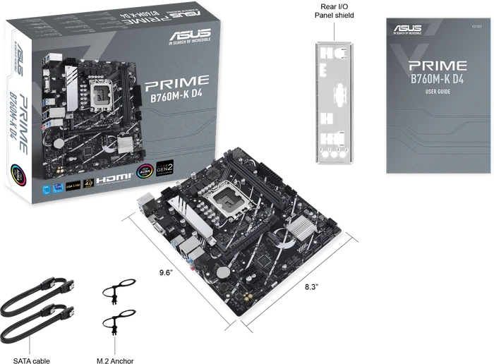 ASUS Prime B760M-K D4 (Intel 1700)
